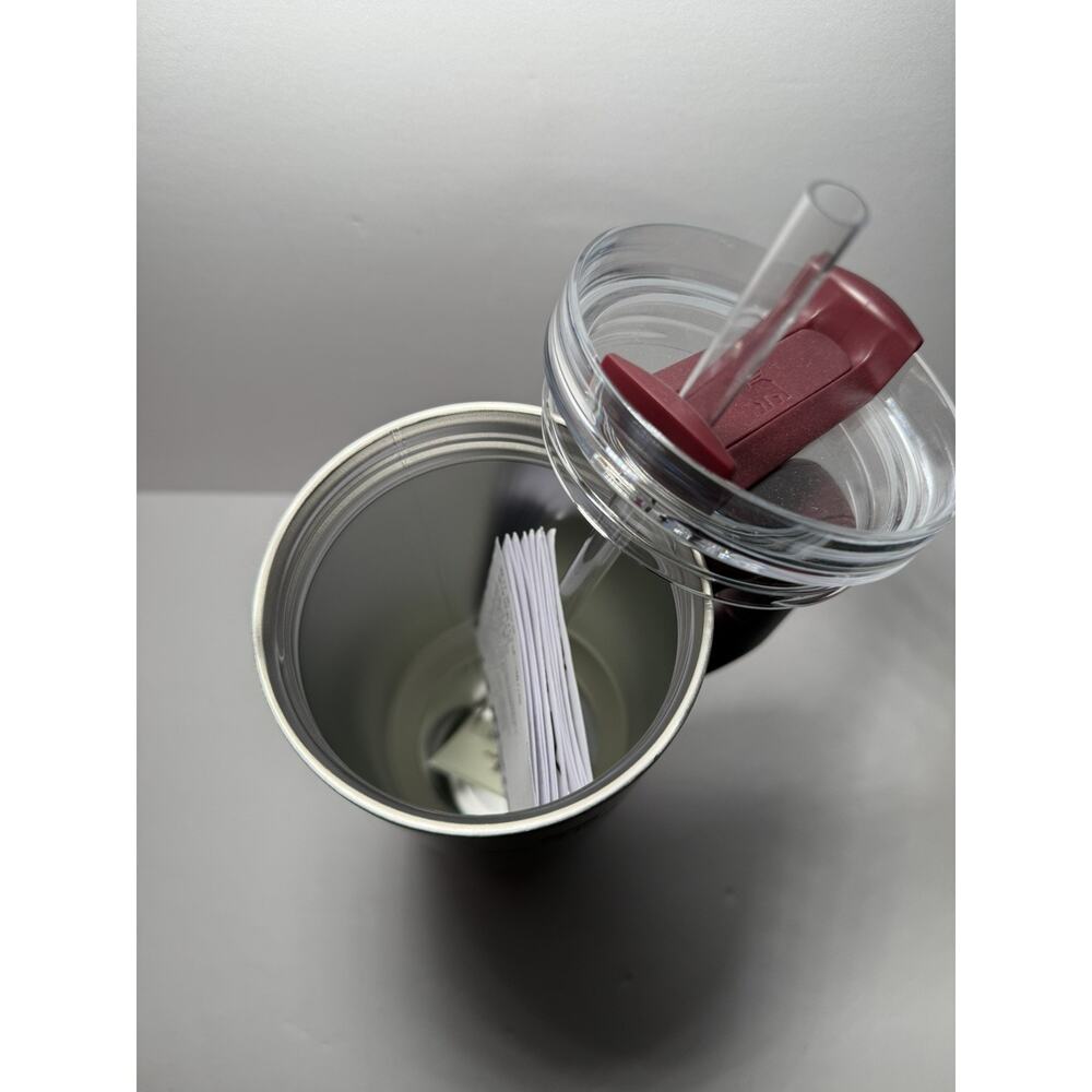 Stanley X E.L.F. Limited Edition JAM SESSION Burgundy Red 40oz Tumbler BNWT - Picture 7 of 7
